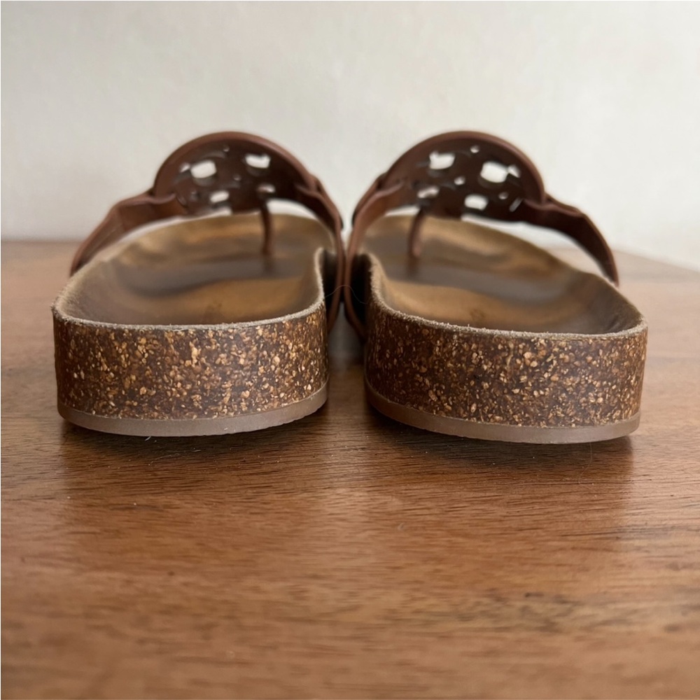 Tory Burch MILLER CLOUD CALF
LEATHER / CORK COLOR CLASSIC CUOIO / NATURAL Size 8 - Picture 6 of 12